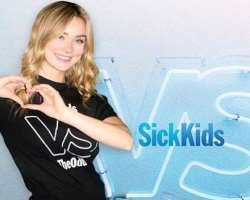 She is very kind-hearted and supports the SickKids Foundation.